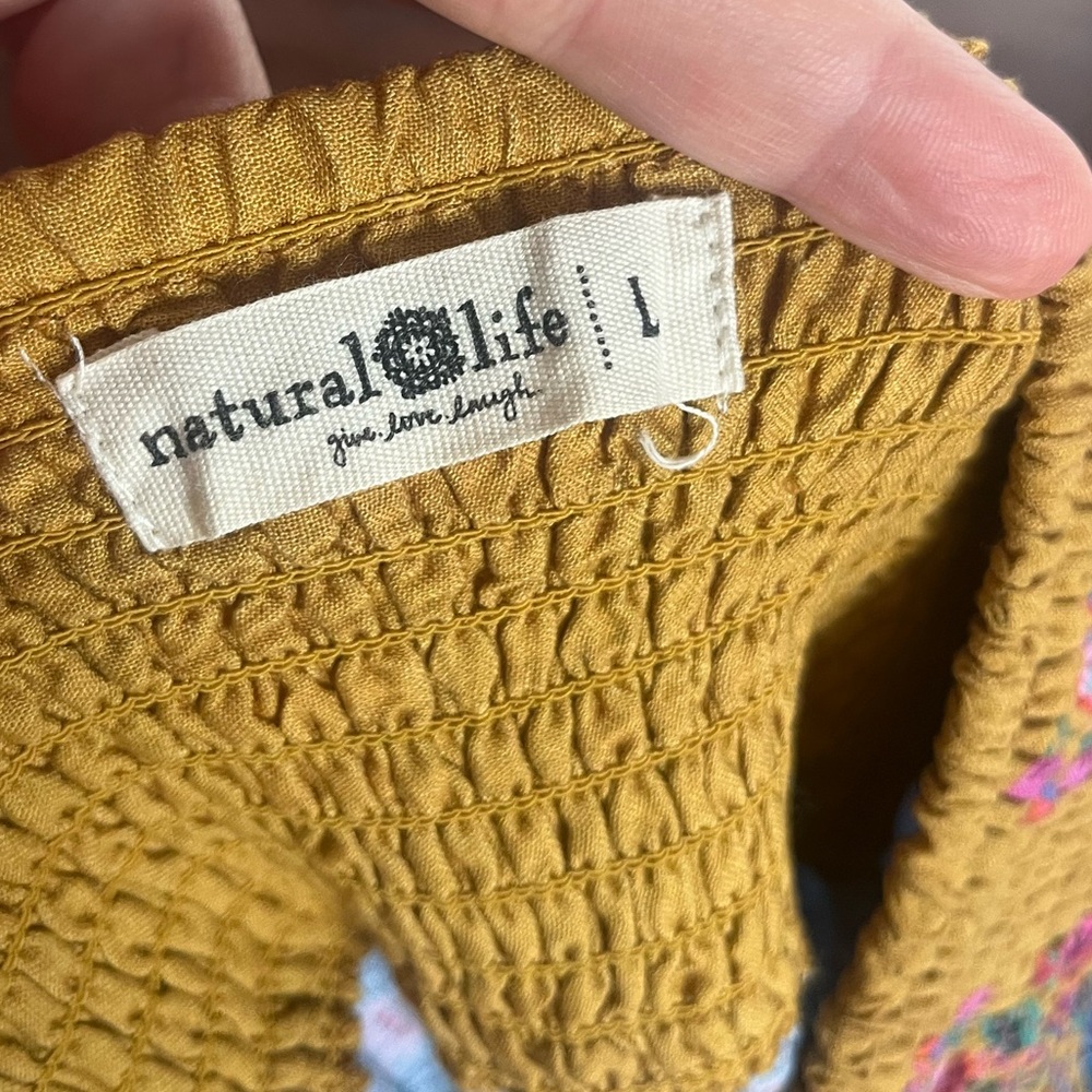 NATURAL LIFE Colorful Floral Maxi Skirt - Picture 6 of 8